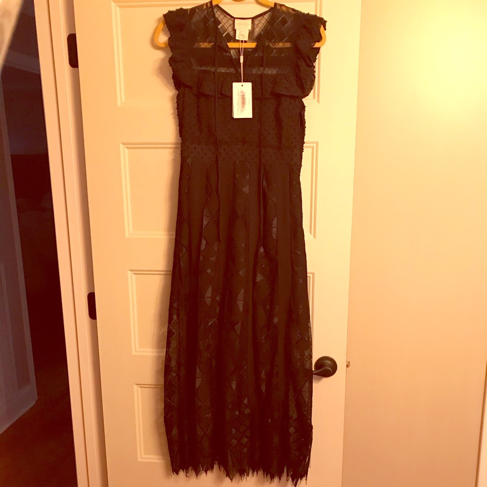 Foxiedox Black mesh dress